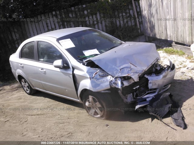 KL1TD5DE3BB182537 - 2011 CHEVROLET AVEO LS/LT Күміс фото 1