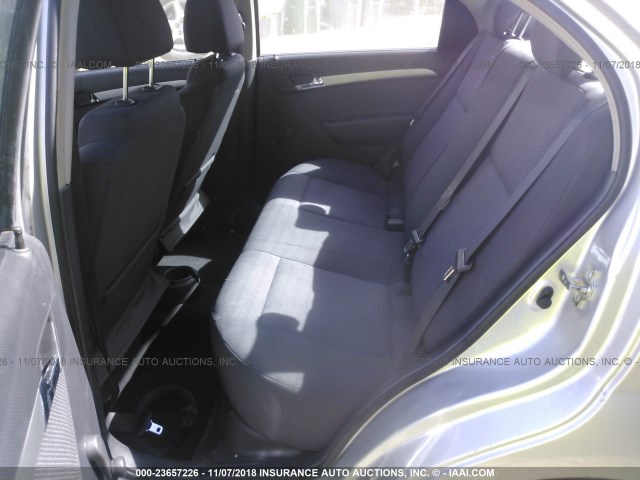 KL1TD5DE3BB182537 - 2011 CHEVROLET AVEO LS/LT Күміс фото 8