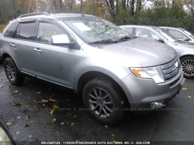 2FMDK48C28BB36668 - 2008 FORD EDGE SEL SILVER photo 1