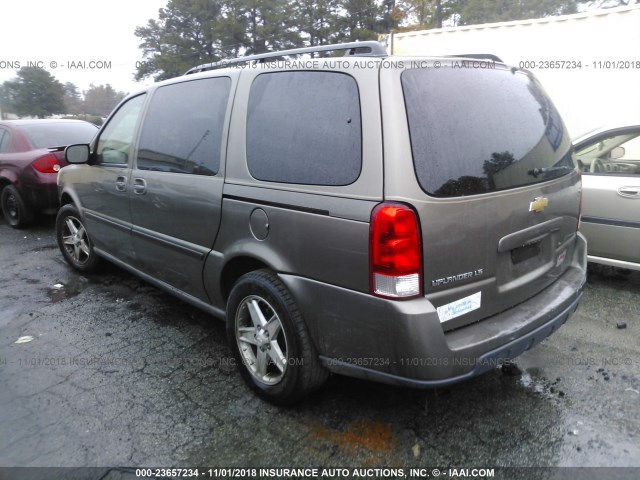1GNDV23L85D287227 - 2005 CHEVROLET UPLANDER LS BROWN photo 3