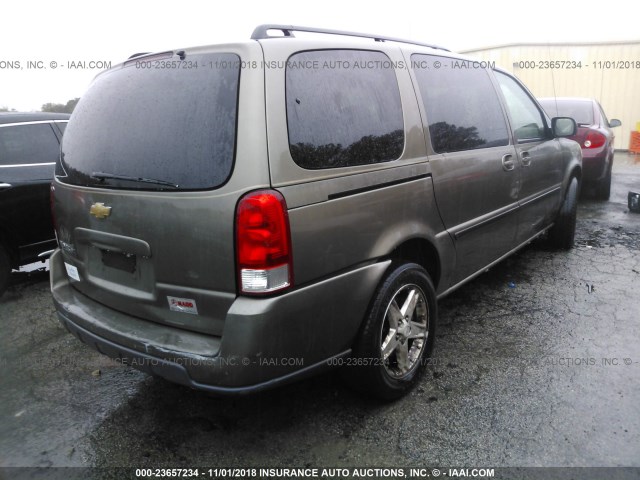 1GNDV23L85D287227 - 2005 CHEVROLET UPLANDER LS BROWN photo 4