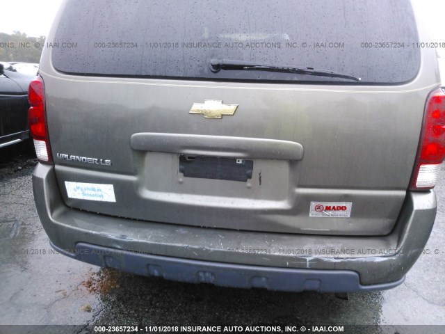 1GNDV23L85D287227 - 2005 CHEVROLET UPLANDER LS BROWN photo 6