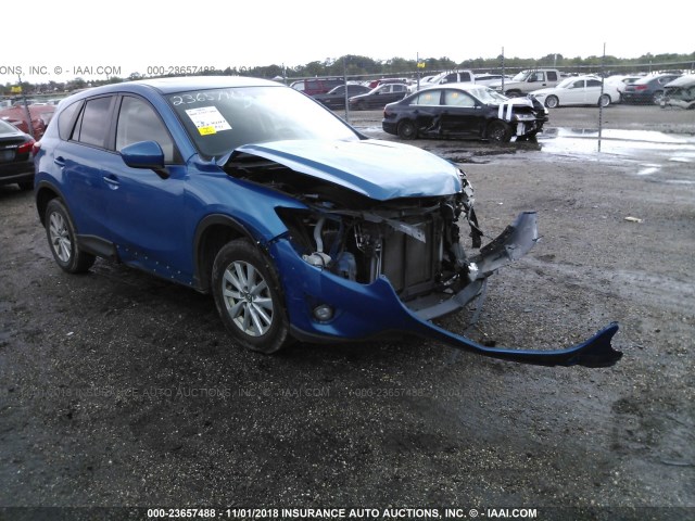 JM3KE2CE9D0112578 - 2013 MAZDA CX-5 TOURING Синий фото 1