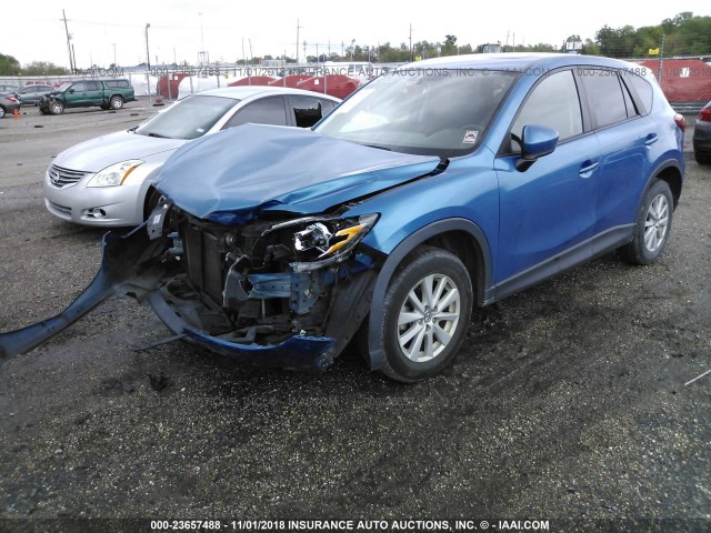 JM3KE2CE9D0112578 - 2013 MAZDA CX-5 TOURING Синий фото 2