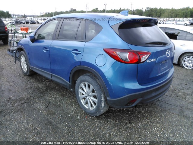 JM3KE2CE9D0112578 - 2013 MAZDA CX-5 TOURING Синий фото 3