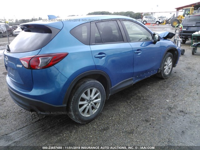 JM3KE2CE9D0112578 - 2013 MAZDA CX-5 TOURING Синий фото 4