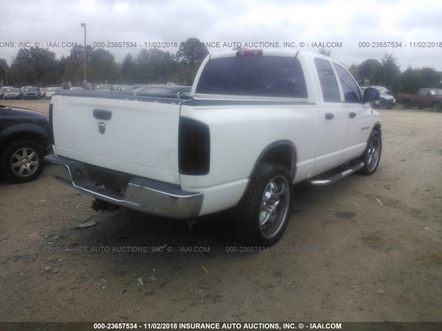 1D7HA18K85J547925 - 2005 DODGE RAM 1500 ST WHITE photo 4