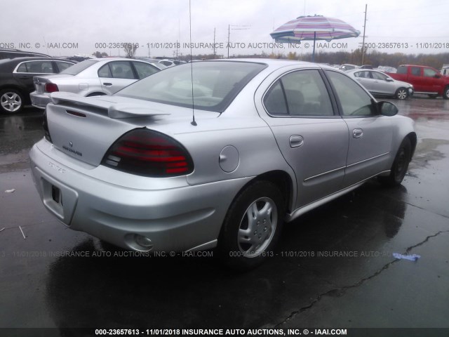 1G2NE52E45M243571 - 2005 PONTIAC GRAND AM SE SILVER photo 4