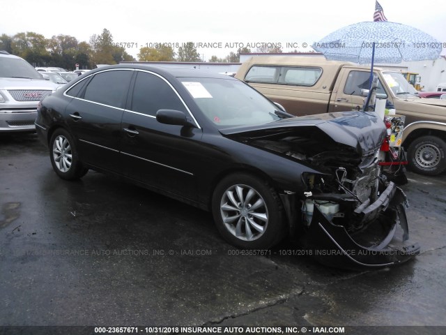 KMHFC46F56A120671 - 2006 HYUNDAI AZERA SE/LIMITED BLACK photo 1