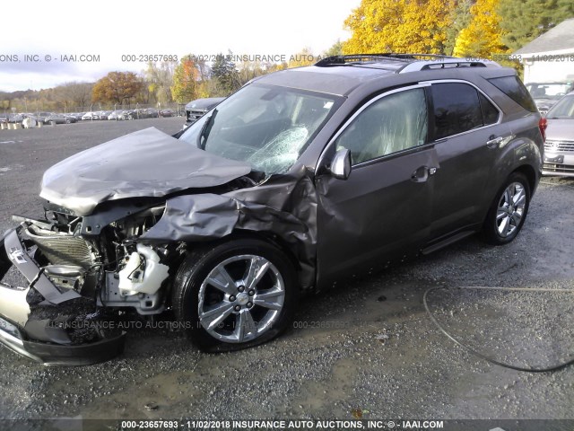 2CNFLFE51B6267629 - 2011 CHEVROLET EQUINOX LTZ Pewter photo 2