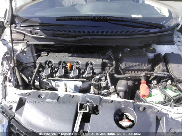 19XFB2F98FE074496 - 2015 HONDA CIVIC EXL 白色 照片 10