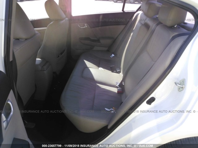 19XFB2F98FE074496 - 2015 HONDA CIVIC EXL 白色 照片 8