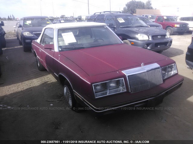 1C3BC55C1EG189227 - 1984 CHRYSLER LEBARON RED photo 6