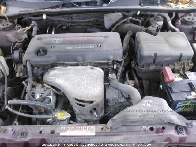 4T1BE32K43U124534 - 2003 TOYOTA CAMRY LE/XLE/SE RED photo 10