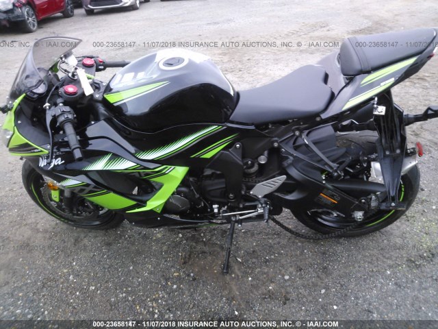 JKBZXJE19GA020820 - 2016 KAWASAKI ZX636 E GREEN photo 9