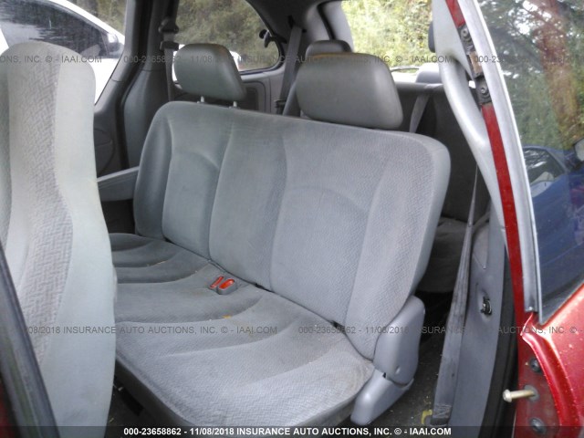 1D4GP25B14B521614 - 2004 DODGE CARAVAN SE MAROON photo 8