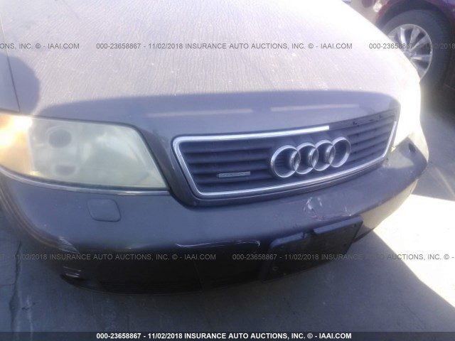 WAUBA34B3WN169067 - 1998 AUDI A6 2.8 QUATTRO GRAY photo 6