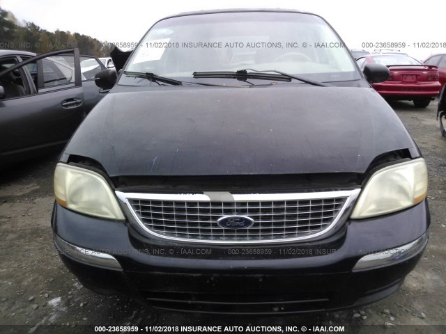 2FMZA52401BB34780 - 2001 FORD WINDSTAR SE BLACK photo 6