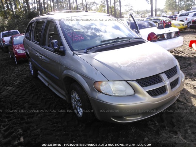 2B4GP44362R739126 - 2002 DODGE GRAND CARAVAN SPORT GOLD photo 1