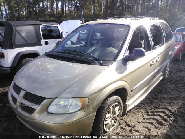 2B4GP44362R739126 - 2002 DODGE GRAND CARAVAN SPORT GOLD photo 6