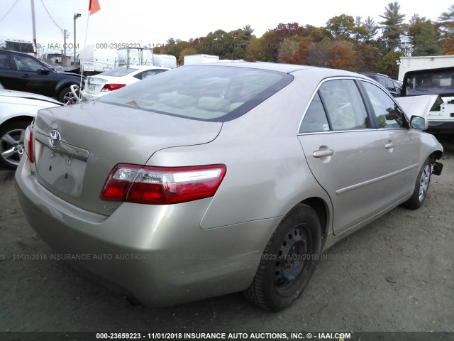 4T1BE46K97U184024 - 2007 TOYOTA CAMRY NEW GENERAT CE/LE/XLE/SE GOLD photo 4