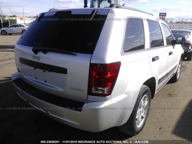 1J4GS48K05C681587 - 2005 JEEP GRAND CHEROKEE LAREDO/COLUMBIA/FREEDOM 银色 照片 4