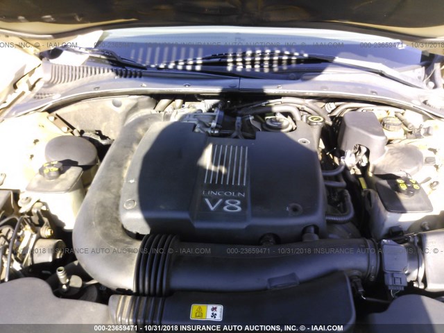 1LNHM87A51Y664104 - 2001 LINCOLN LS BEIGE photo 10