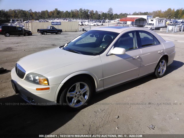 1LNHM87A51Y664104 - 2001 LINCOLN LS BEIGE photo 2