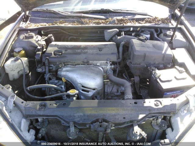 4T1BE32K43U691343 - 2003 TOYOTA CAMRY LE/XLE/SE GRAY photo 10