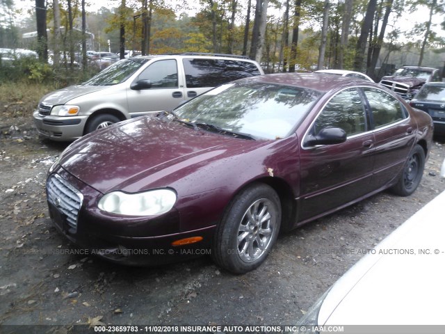 2C3AC56G81H674573 - 2001 CHRYSLER LHS PURPLE photo 2