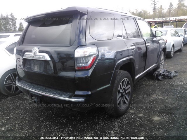 JTEBU5JR2F5240519 - 2015 TOYOTA 4RUNNER SR5/LIMITED/TRAIL/TRD PRO BLACK photo 4