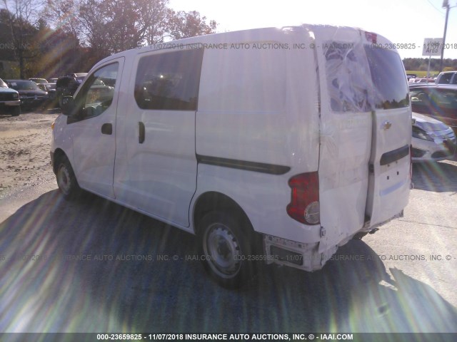 3N63M0ZN0GK691496 - 2016 CHEVROLET CITY EXPRESS LT WHITE photo 3