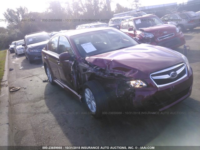 4S3BMBA65C3034420 - 2012 SUBARU LEGACY 2.5I MAROON photo 1