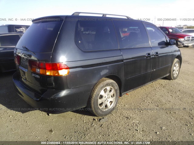 5FNRL18063B045507 - 2003 HONDA ODYSSEY EXL BLACK photo 4