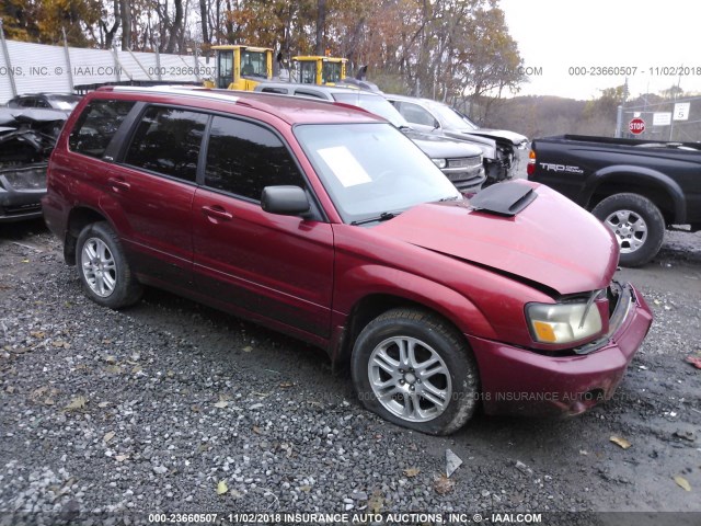 JF1SG69614G709862 - 2004 SUBARU FORESTER 2.5XT RED photo 1