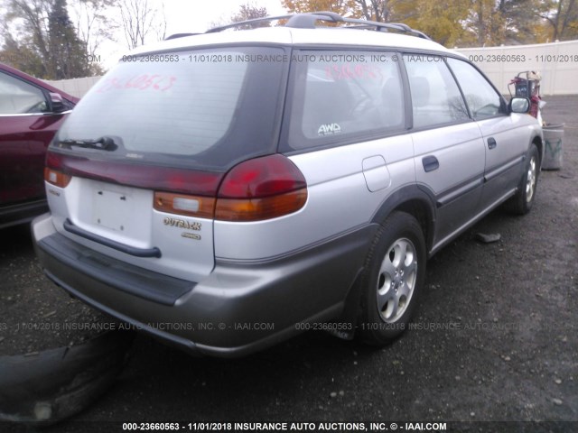 4S3BG6853X7641264 - 1999 SUBARU LEGACY OUTBACK/SSV/LIMITED/30TH SILVER photo 4