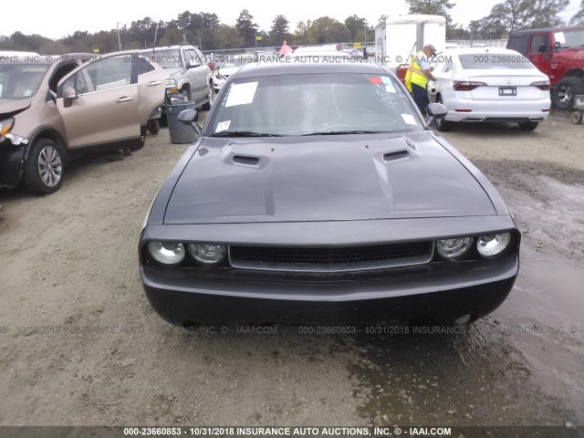 2C3CDYBT5EH139507 - 2014 DODGE CHALLENGER R/T GRAY photo 6