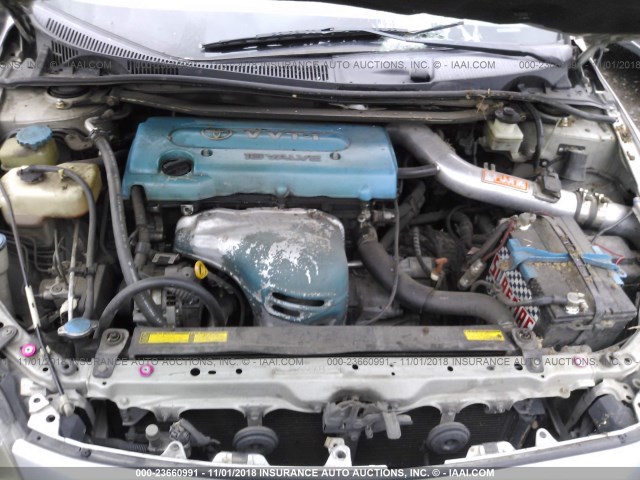 JTKDE177050035794 - 2005 TOYOTA SCION TC ვერცხლისფერი ფოტო 10