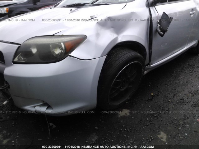 JTKDE177050035794 - 2005 TOYOTA SCION TC ვერცხლისფერი ფოტო 6