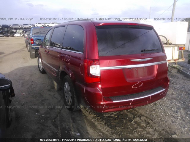 2C4RC1BG8DR539363 - 2013 CHRYSLER TOWN & COUNTRY TOURING RED photo 3