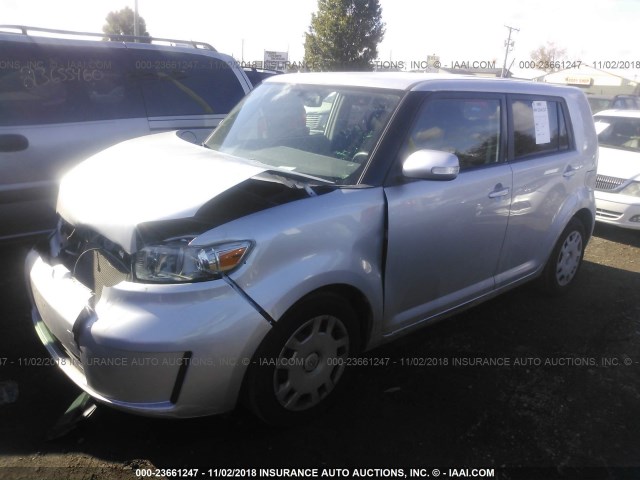 JTLKE50E081058798 - 2008 TOYOTA SCION XB Gümüş foto 2