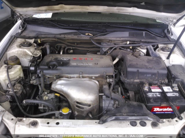 4T1BE32K05U611152 - 2005 TOYOTA CAMRY LE/XLE/SE WHITE photo 10