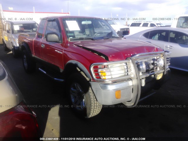 5TEWN72N2YZ708890 - 2000 TOYOTA TACOMA XTRACAB RED photo 1