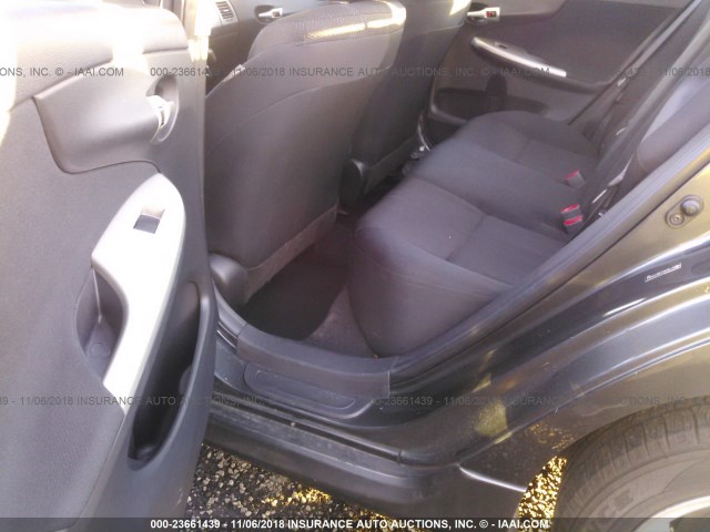2T1BU4EE2BC724953 - 2011 TOYOTA COROLLA S/LE GRAY photo 8