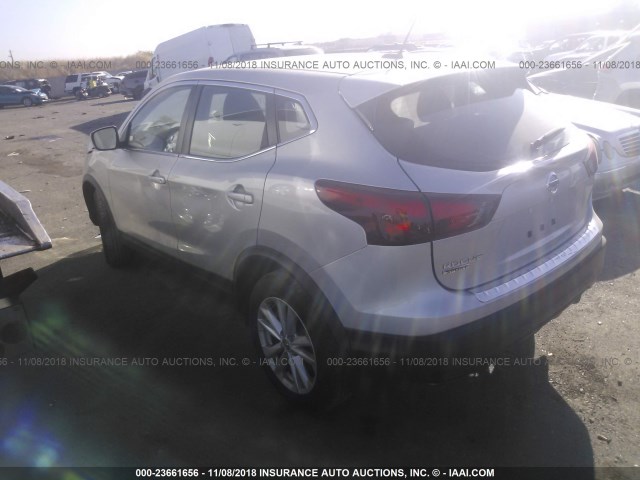 JN1BJ1CP8HW012607 - 2017 NISSAN ROGUE SPORT S/SV/SL SILVER photo 3