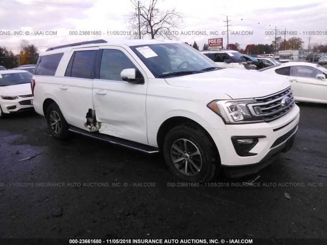 1FMJK1JTXJEA45735 - 2018 FORD EXPEDITION MAX XLT WHITE photo 1