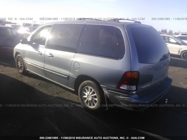 2FMDA5241XBA55170 - 1999 FORD WINDSTAR SE BLUE photo 3