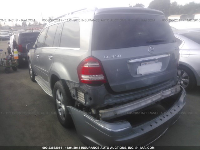 4JGBF7BE0CA777216 - 2012 MERCEDES-BENZ GL 450 4MATIC SILVER photo 3