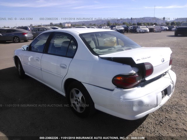 1G1NE52J53M627521 - 2003 CHEVROLET MALIBU LS თეთრი ფოტო 3