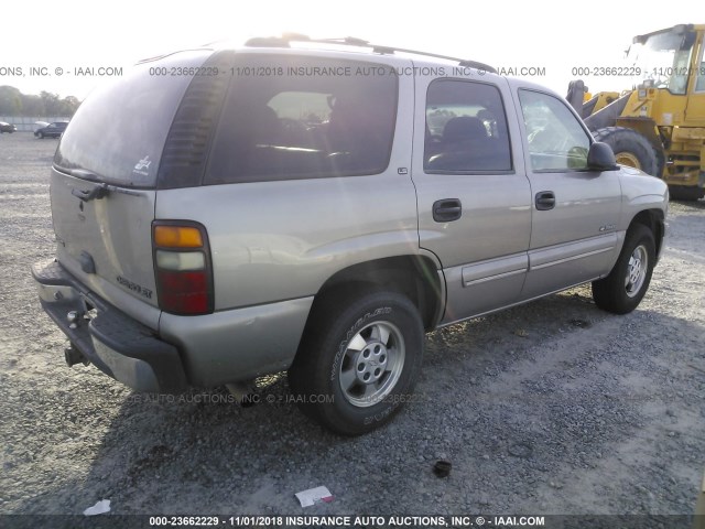 1GNEC13T6YJ207479 - 2000 CHEVROLET TAHOE C1500 GOLD photo 4